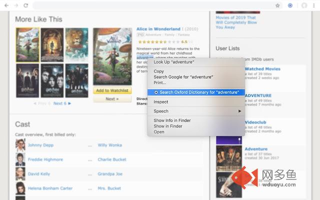 Define It - Search in the Oxford Dictionary插件截图