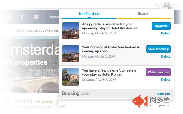Booking.com for Chrome™