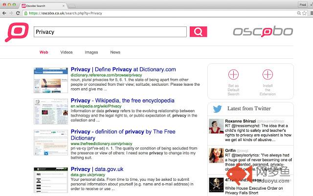 Oscobo Search for Chrome (UK)