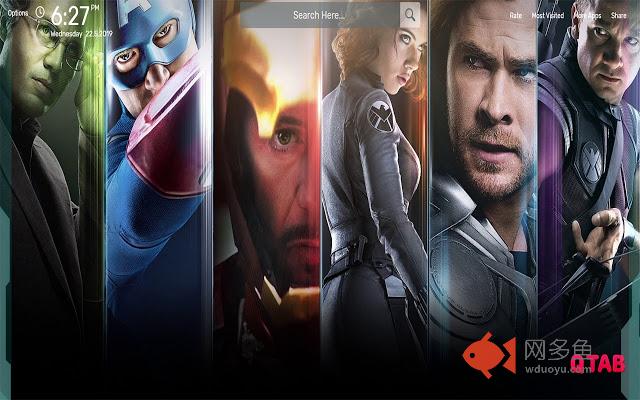 The Avengers Wallpapers HD Theme插件截图