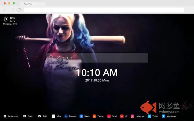 自杀小队 流行壁纸 高清DC 新标签页 主题插件截图