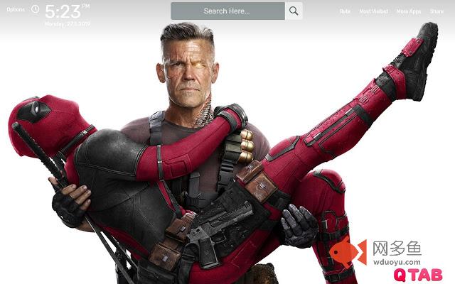 Deadpool 2 Movie Wallpapers HD Theme插件截图