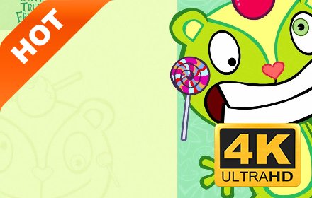 快乐树朋友 流行卡通 高清壁纸 新标签页 主题插件截图