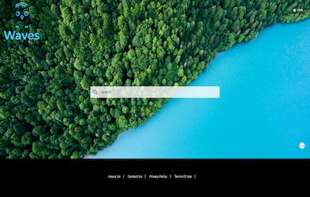 Waves Dashboard - Chrome Homepage插件截图