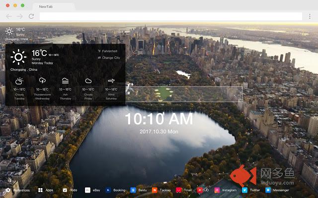 中央公园 新标签页 高清壁纸 流行风景 主题