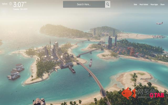 Tropico 6 Wallpapers HD Theme插件截图