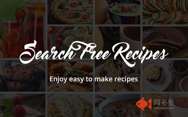 Search Free Recipes New Tab