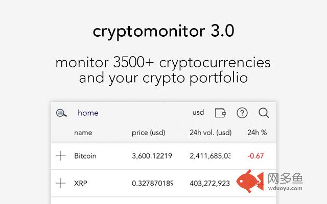 CryptoMonitor - Crypto portfolio tracker!