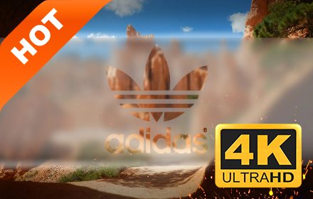 阿迪达斯 新标签页 高清壁纸 流行品牌 主题插件截图