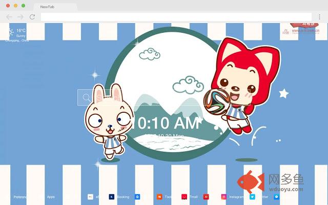 桃子 新标签页 高清壁纸 流行动漫 主题