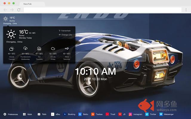 火箭联盟 新标签页 高清壁纸 流行游戏 主题