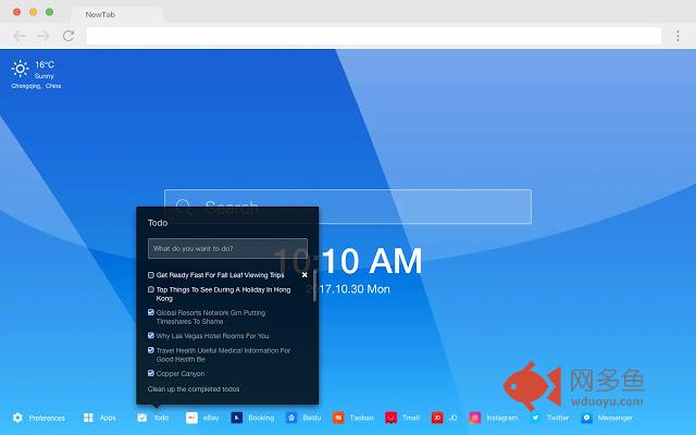 彩线 新标签页 高清壁纸 流行流动 主题