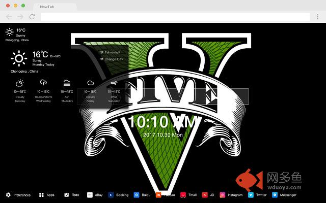 侠盗猎车手 流行 高清壁纸 新标签页 主题