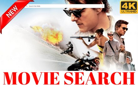 Movie Search and HD Wallpapers - New Tab插件截图