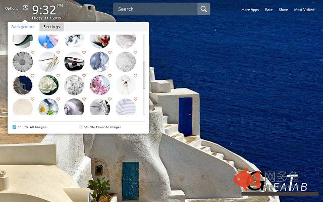 White Wallpapers White Theme|GreaTab插件截图