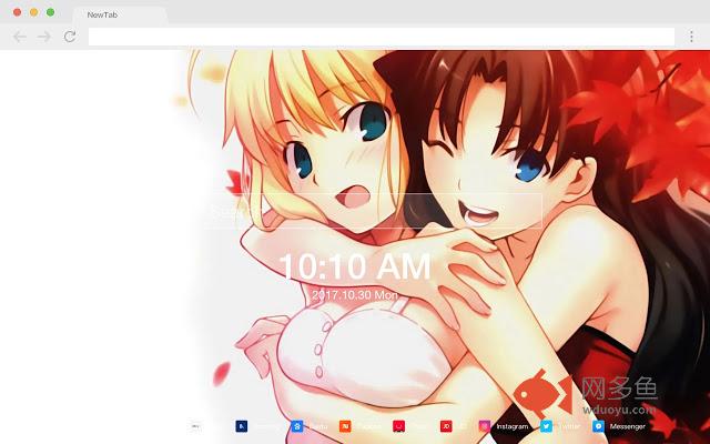 动漫女孩 新标签页 高清壁纸 流行合集 主题