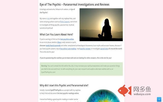 Eye of the Psychic-Paranormal Investigations插件截图
