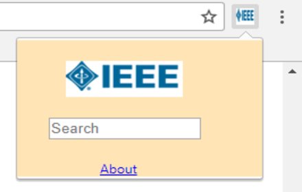 IEEE Search bar插件截图