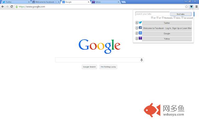 Tab search插件截图