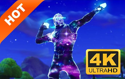 Fortnite Galaxy Skin 流行游戏 高清壁纸 新标签页 主题插件截图