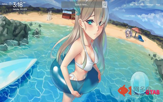 Azur Lane Wallpapers HD Theme插件截图