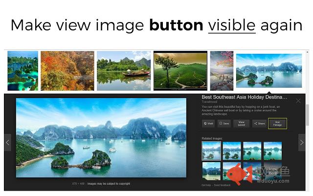 Make view image button visible again
