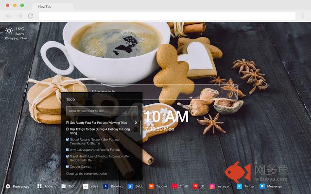 茴香 流行壁纸 高清香料 新标签页 主题插件截图