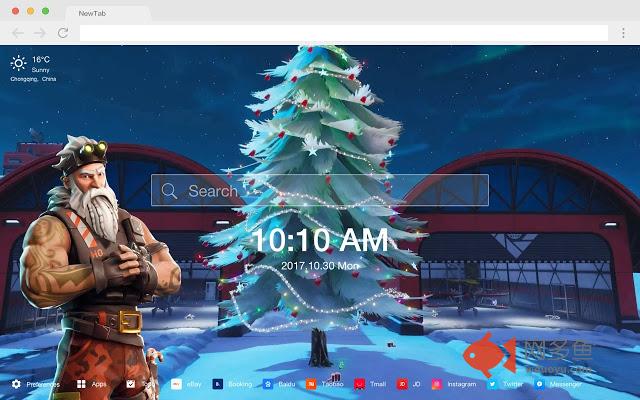 节日树 流行游戏 高清壁纸 新标签页 主题