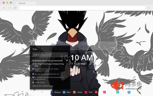 我的英雄学院 流行壁纸 高清动漫 新标签页 主题插件截图