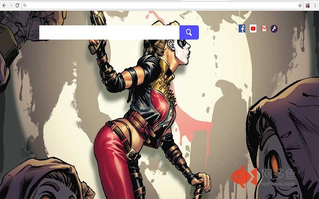 Harley Quinn DC Hero HD Wallpapers New Tab