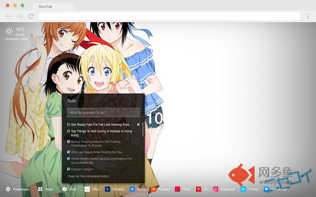 橘万里花 流行壁纸 高清动漫 新标签页 主题插件截图