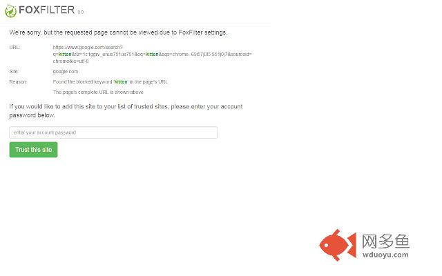 FoxFilter - The content filter!