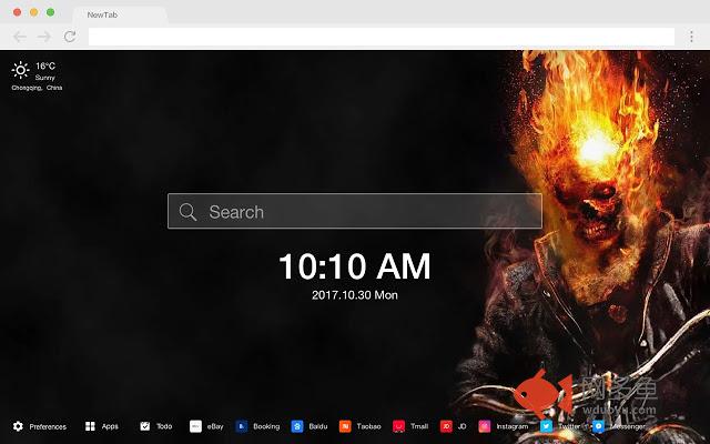 灵魂战车 流行电影 高清壁纸 新标签页 主题