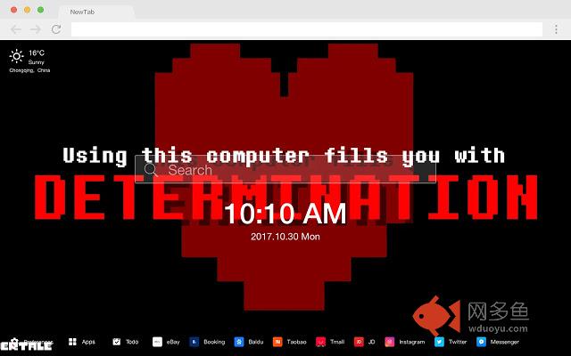 传说之下 流行壁纸 高清游戏 新标签页 主题插件截图