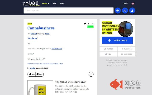 Urban Dictionary Lookup