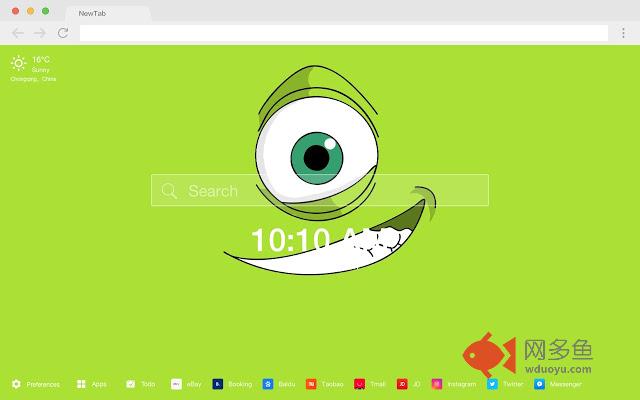 怪兽电力公司 高清壁纸 流行电影 新标签页 主题