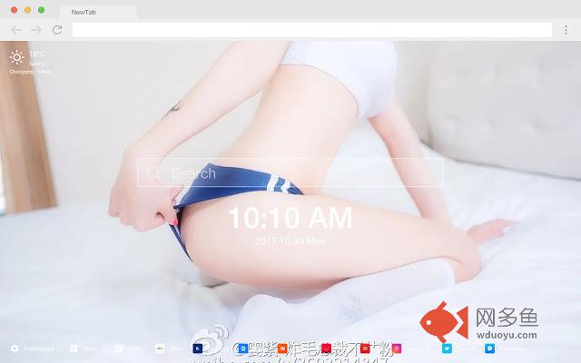 御姐 高清壁纸 流行美女 新标签页 主题插件截图
