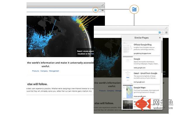 Google 类似网页插件截图