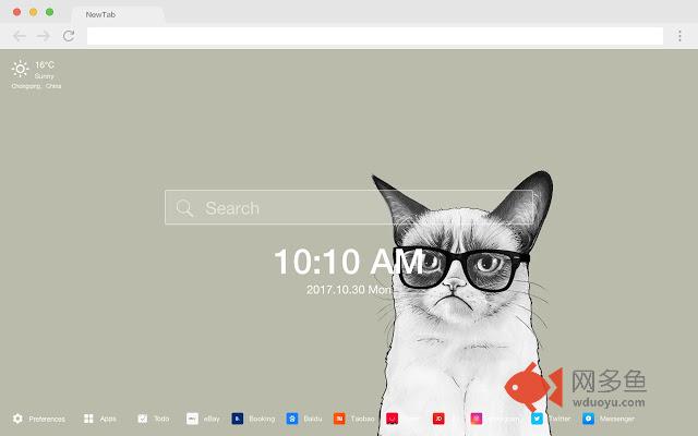 Grumpy Cat 流行猫 高清壁纸 新标签页 主题