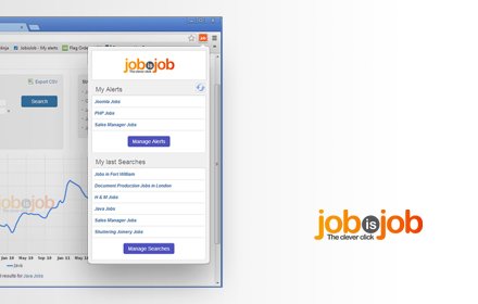 Jobisjob Alerts插件截图