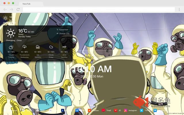 疯狂喷气机 流行游戏 高清壁纸 新标签页 主题