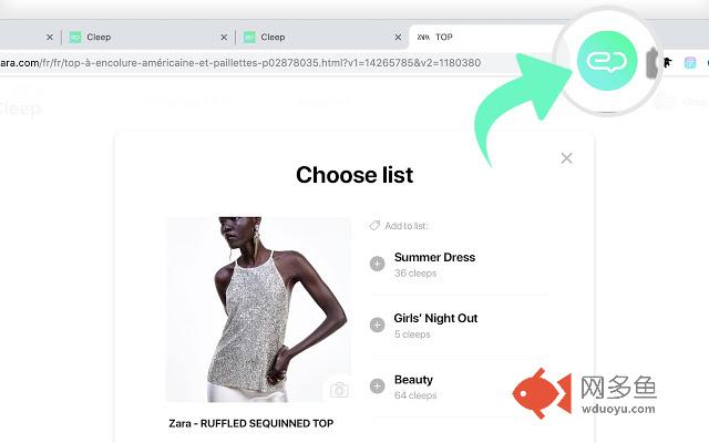 Add to Cleep Button