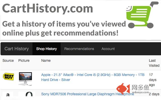 Cart History