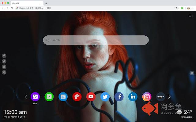 性感美女 新标签页 热门摄影 高清壁纸 主题