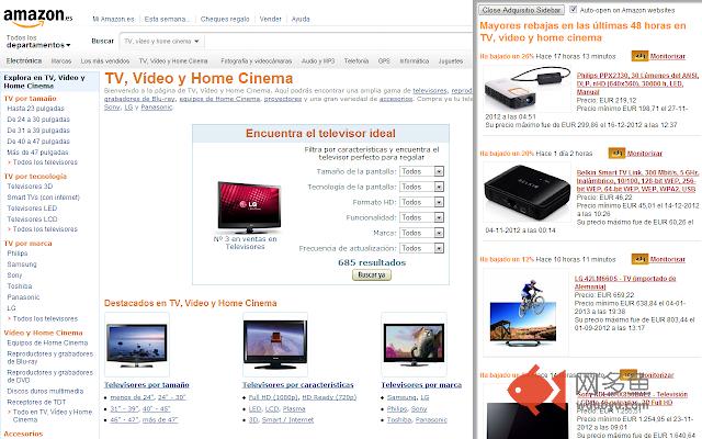 Adquisitio, the real-time Amazon deal finder