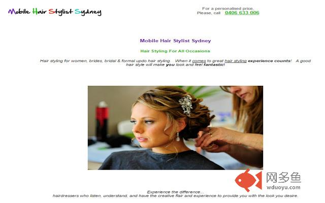 Mobile Hair Stylist Sydney