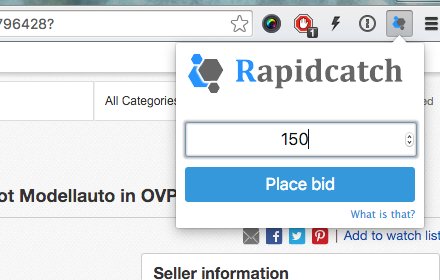 Rapidcatch eBay auction sniper插件截图