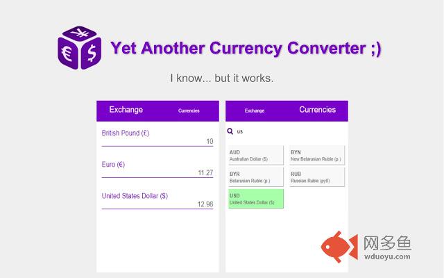 Yet Another Currency Converter