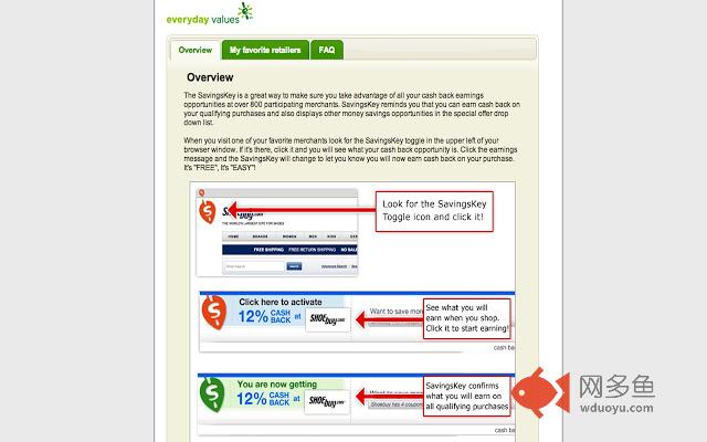 Everyday Values SavingsKey插件截图