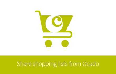 Ocado Shopping Lists插件截图